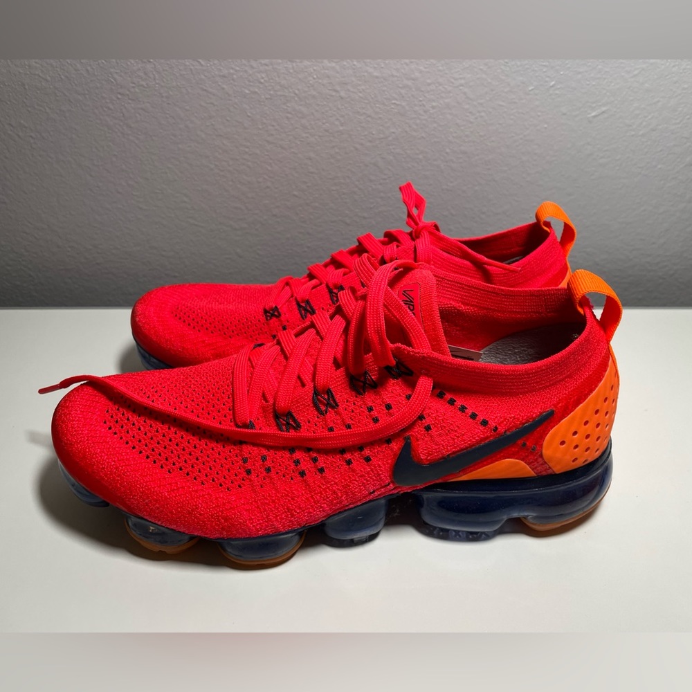 Nike Air Vapormax 2 Flyknit Sz 8.5 Red Orbit SPIDERMAN AR5406-600 Running Shoes